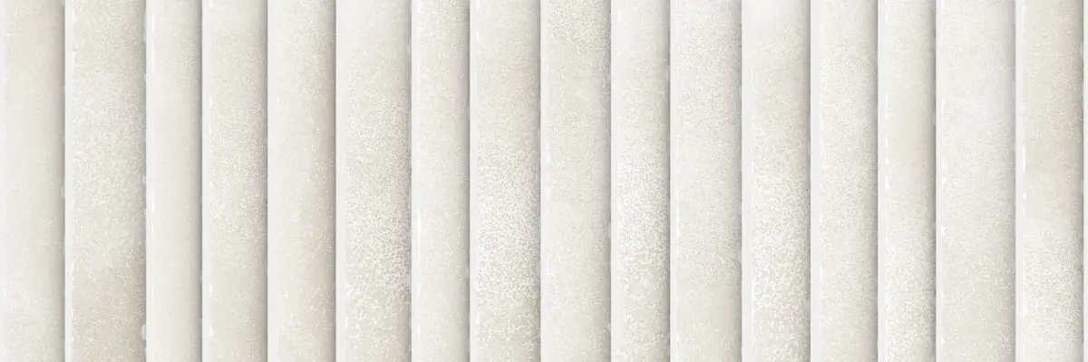 4x12 Glossy Soft Snow Kitkat Tiles Preview Single