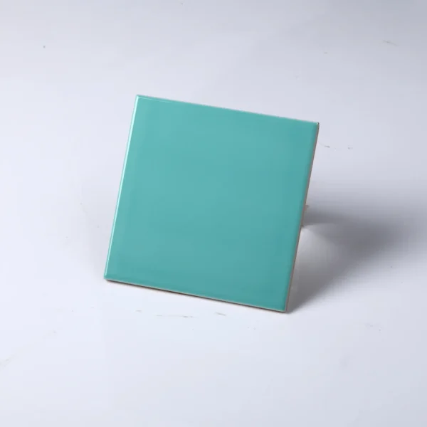 4x4 Glossy Aqua Green Tiles