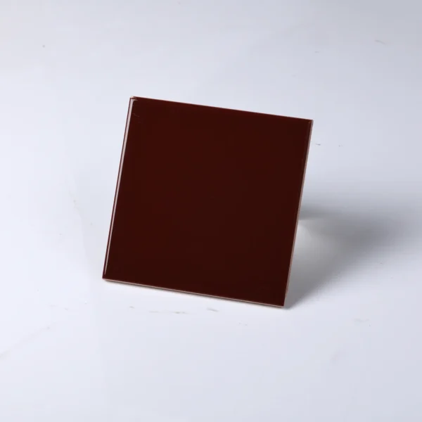 4x4 Glossy Red Brown Tiles Preview